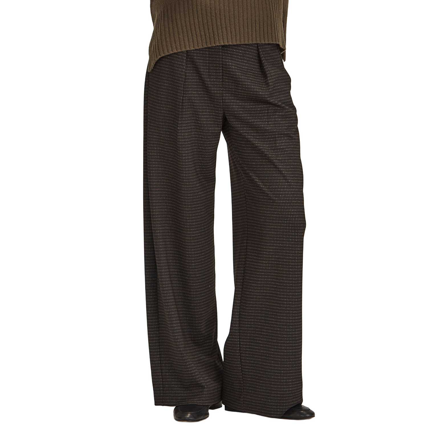 Sills Kelsey Check Wide Leg